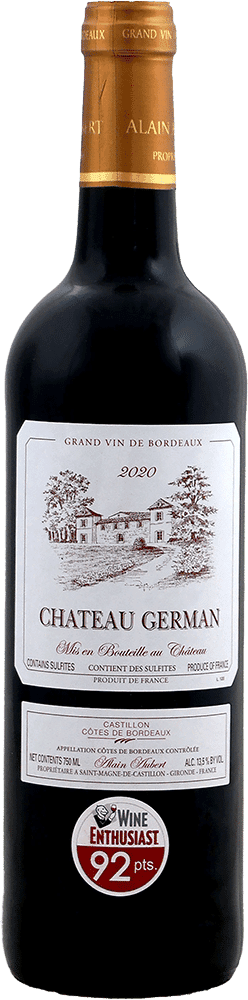 Château German Castillon Côtes de Bordeaux